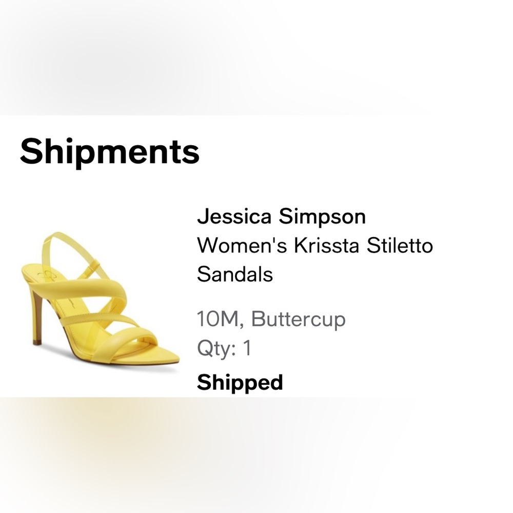 Jessica Simpson Krissta Stiletto Sandal NWT